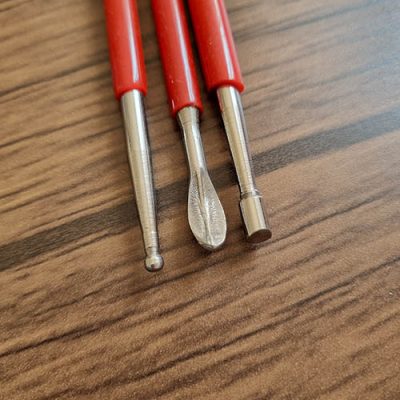  قلم داتینگ 3 تکه جهت گلسازی و صنایع دستی وکار برروی چرم