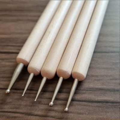 قلم داتینگ 5 تکه جهت گلسازی و کار برروی چرم