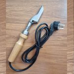 اتو چرم سایز بزرگ 250W جهت صاف کردن  یا اطو لبه های چرم و یا چسباندن مارک بر روی لباس وکتانی و...