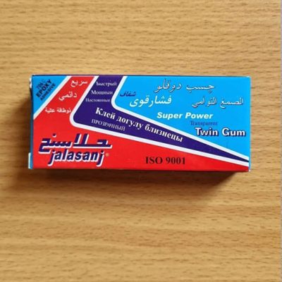 چسب دوقلو جلاسنج بی رنگ شفاف16grدوجزئی اپوکسی شفاف