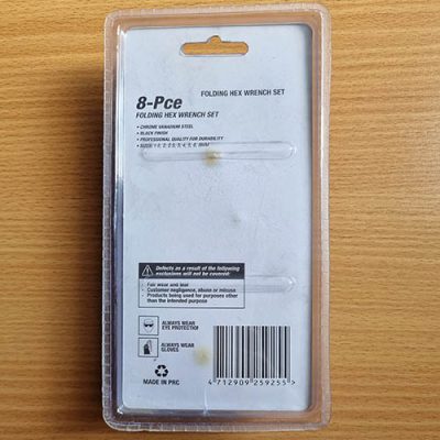 دسته آلن8 عددی سیموند SIMOND میلیمتری از 8mmتا1.5mm