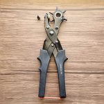 انبرکمربند سوراخ کن یا پانچ فلکه ای یا پانچ دستی