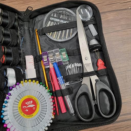 پک لوازم خیاطی یا ست لوازم خیاطی کیف سوزن و نخ